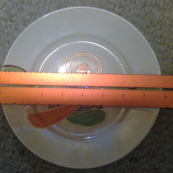 Rare Mepoco Ware Handpainted Plate JAPAN - Picture 3 of 4